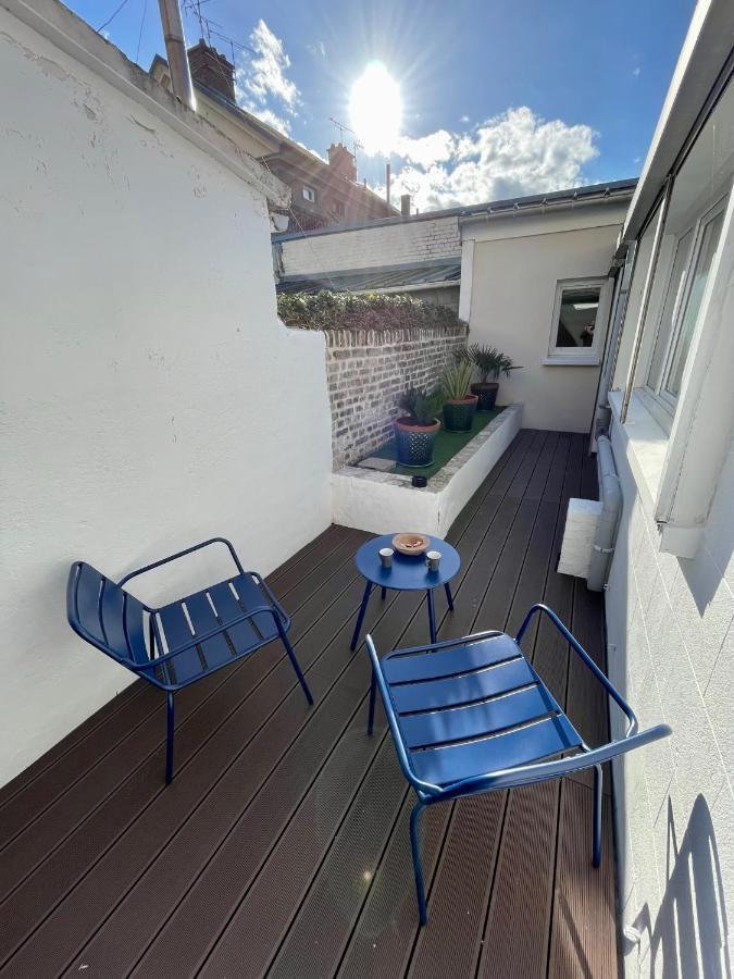Soleil Levant - T2 Avec Terrasse Proche Gare Amiens Buitenkant foto