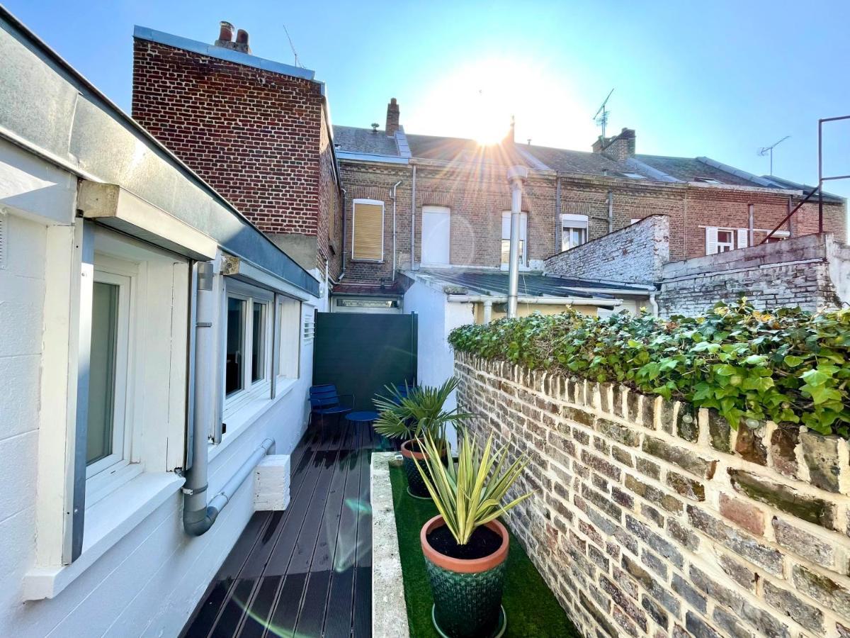 Soleil Levant - T2 Avec Terrasse Proche Gare Amiens Buitenkant foto